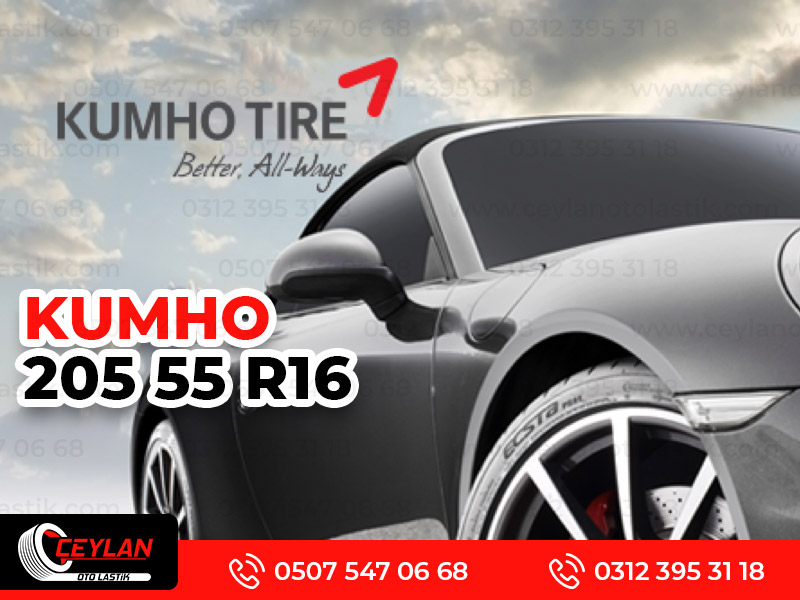 Kumho 205 55 R16 - Coupe, Sedan ve Crossover - Ceylan Oto